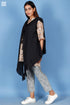 Khaadi Cotton Lola Overlay Jacket In Black